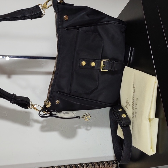 Real Simple Style Nylon Hobo/Crossbody Bag - Picture 8 of 13